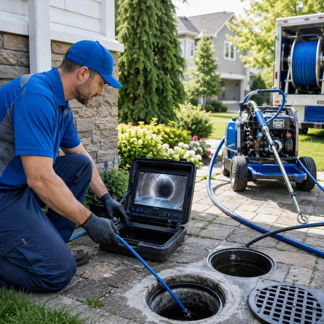 Outdoor drain cleaning professionals serving Lake Mills, IA
